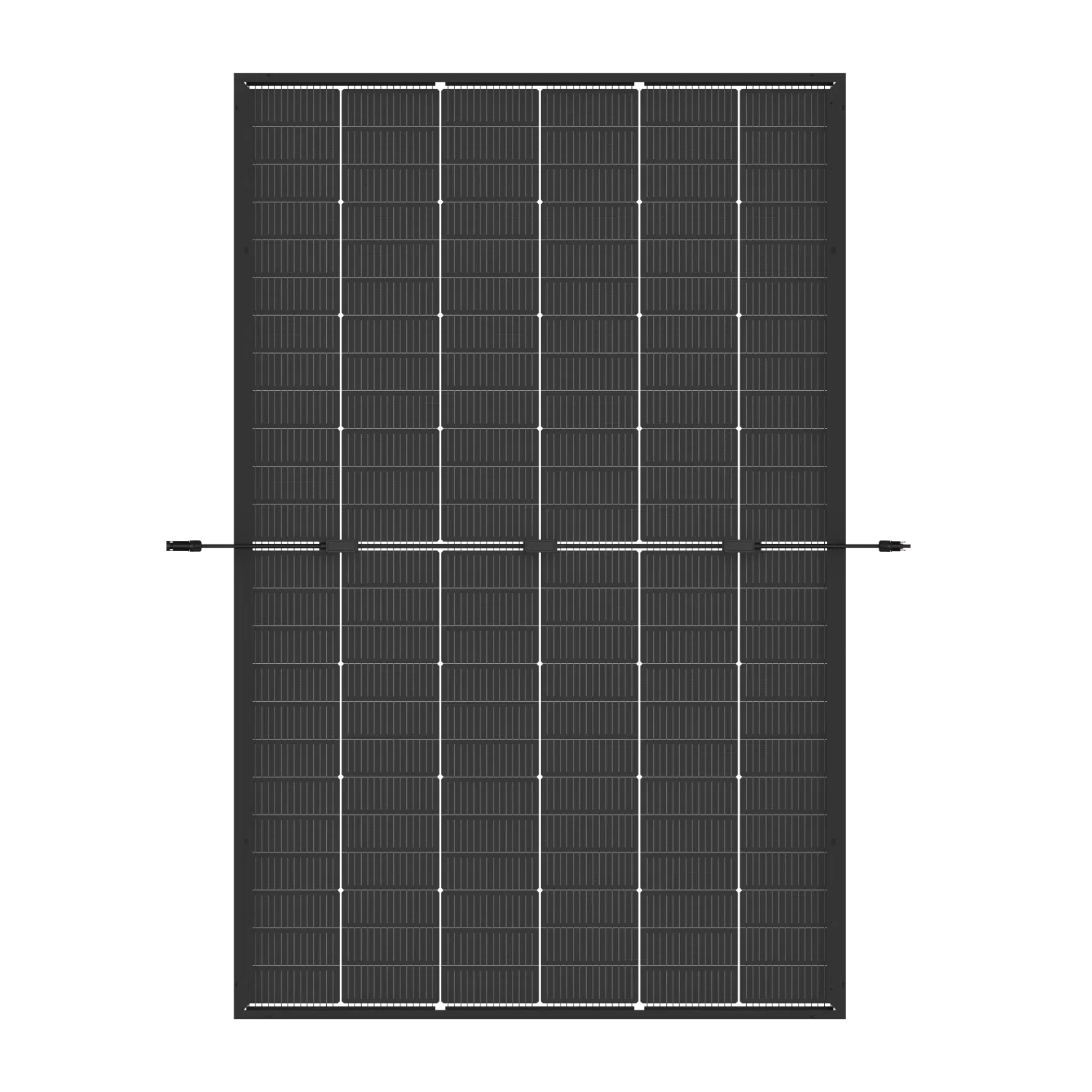 880Wp Balkonkraftwerk 2x440Wp Trina Bifazial Black Frame Hoymiles HMS-800W