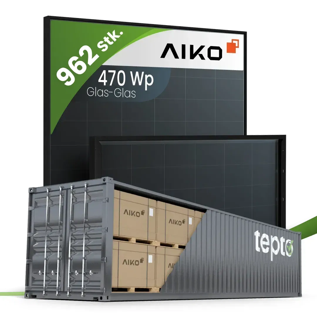 AIKO A-MCE54Db/470Wp Neostar 3S+ Generation 3 Glas-Glas Fullblack (Container)