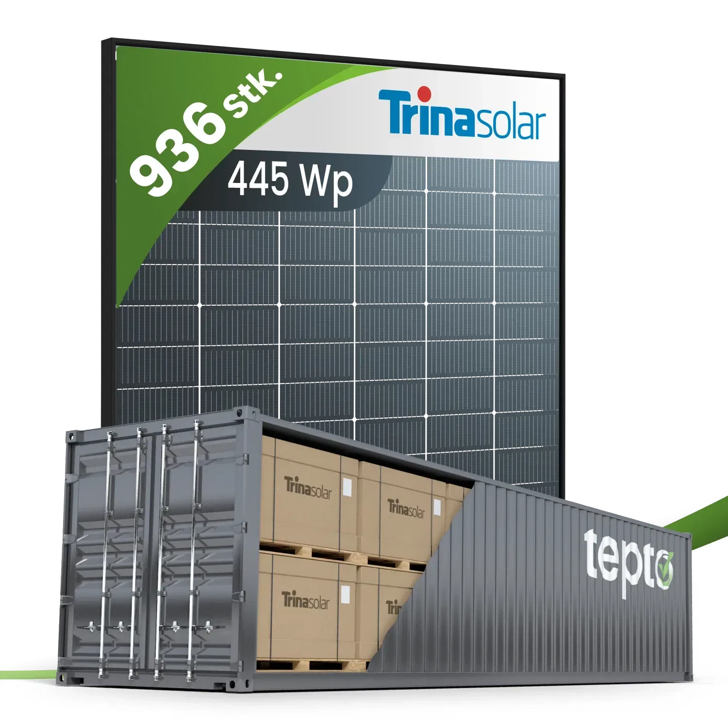 Trina Vertex S+ NEG9RC.27/445Wp Bifazial Black Frame (Container)