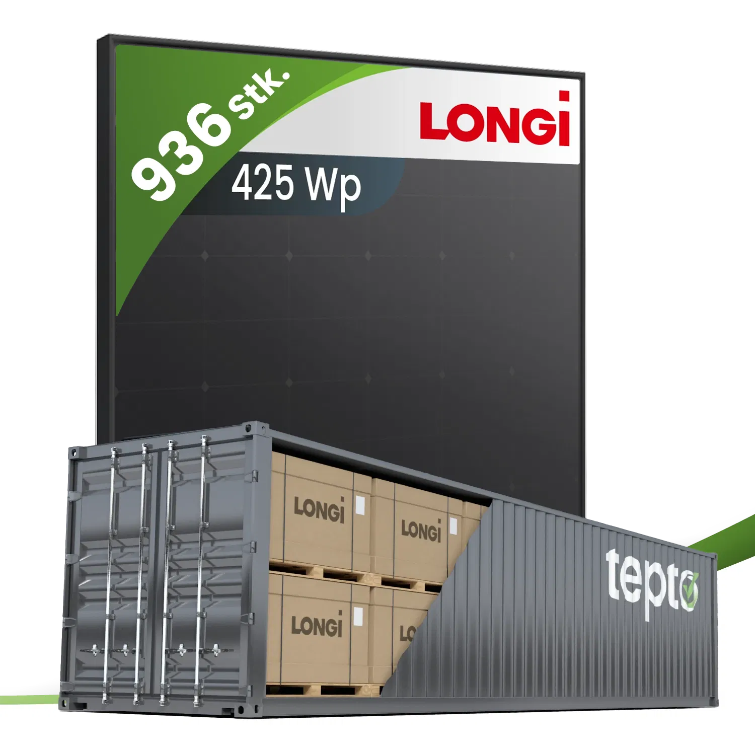 Longi Hi-Mo6 LR5-54HTB-M/425Wp Fullblack (Container)