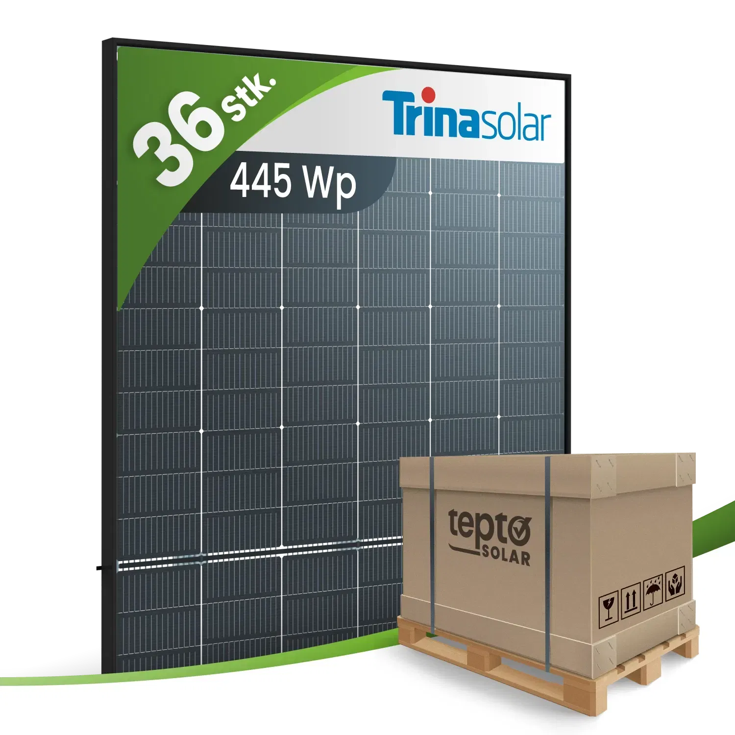Trina Vertex S+ NEG9RC.27/445Wp Bifazial Black Frame (Palette)