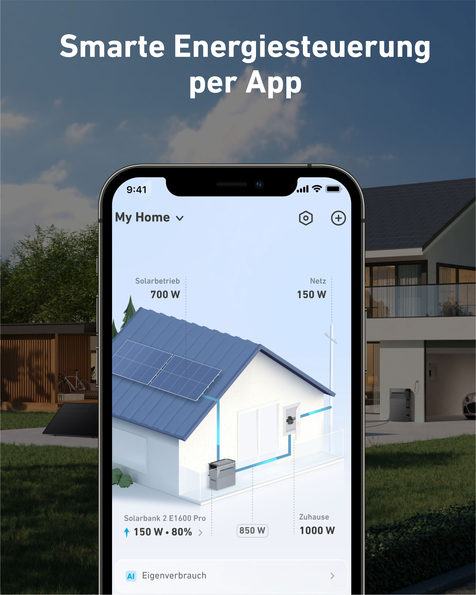 Anker SOLIX Solarbank 2 E1600 Pro 3,2kWh Speicher inkl. Smart Meter + 4 Module GRATIS