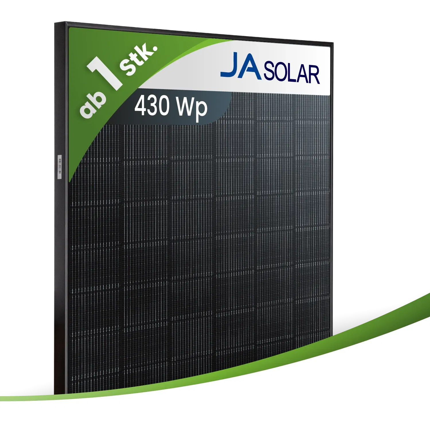 JA Solar JAM54D41/430Wp Bifazial Glas-Glas Full Black