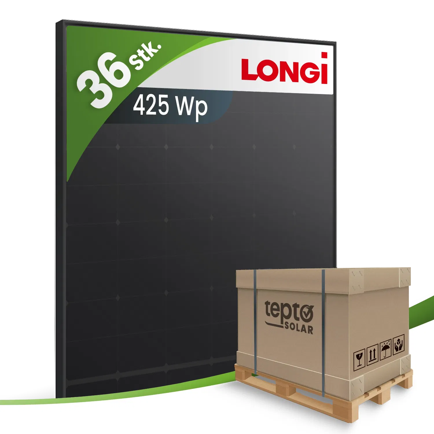 Longi Hi-Mo6 LR5-54HTB-M/425Wp Fullblack (Palette)
