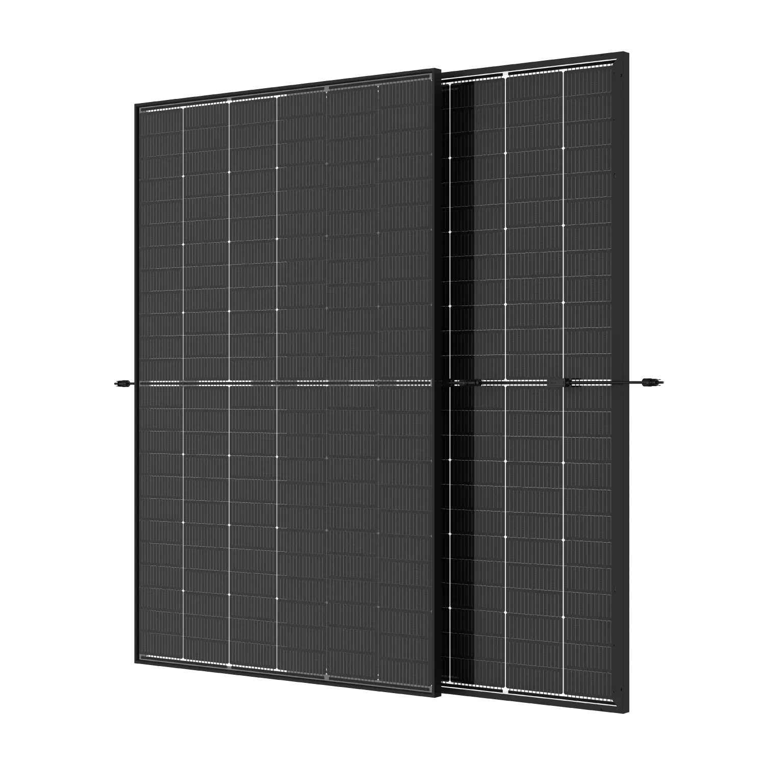 PV Komplettpaket Trina 15kWP Schrägdachmontage Trina 440 Bifazial Black Frame Module 10kW Speicher