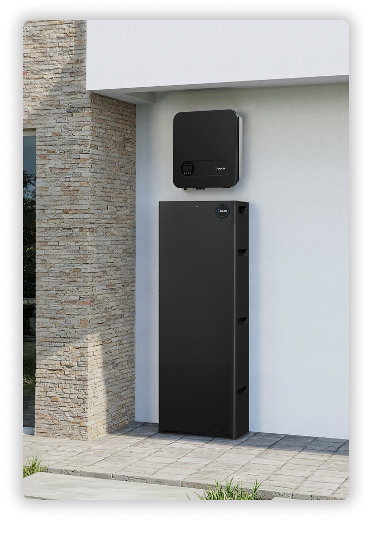 Borochi Hybrid-Wechselrichter und Speicher