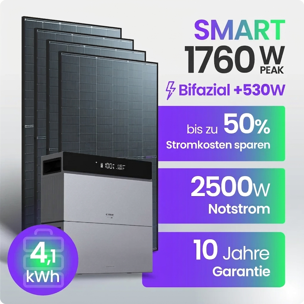 solarpanel, bifacial, hybrid inverter, notstrom, kWh-angabe