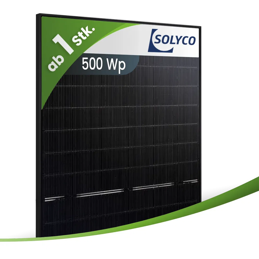 Solyco R-BG 108.h5 / 500Wp Bifazial Heterojunction Fullblack Solyco R-BG 108.h5 / 500Wp Bifazial Heterojunction Fullblack