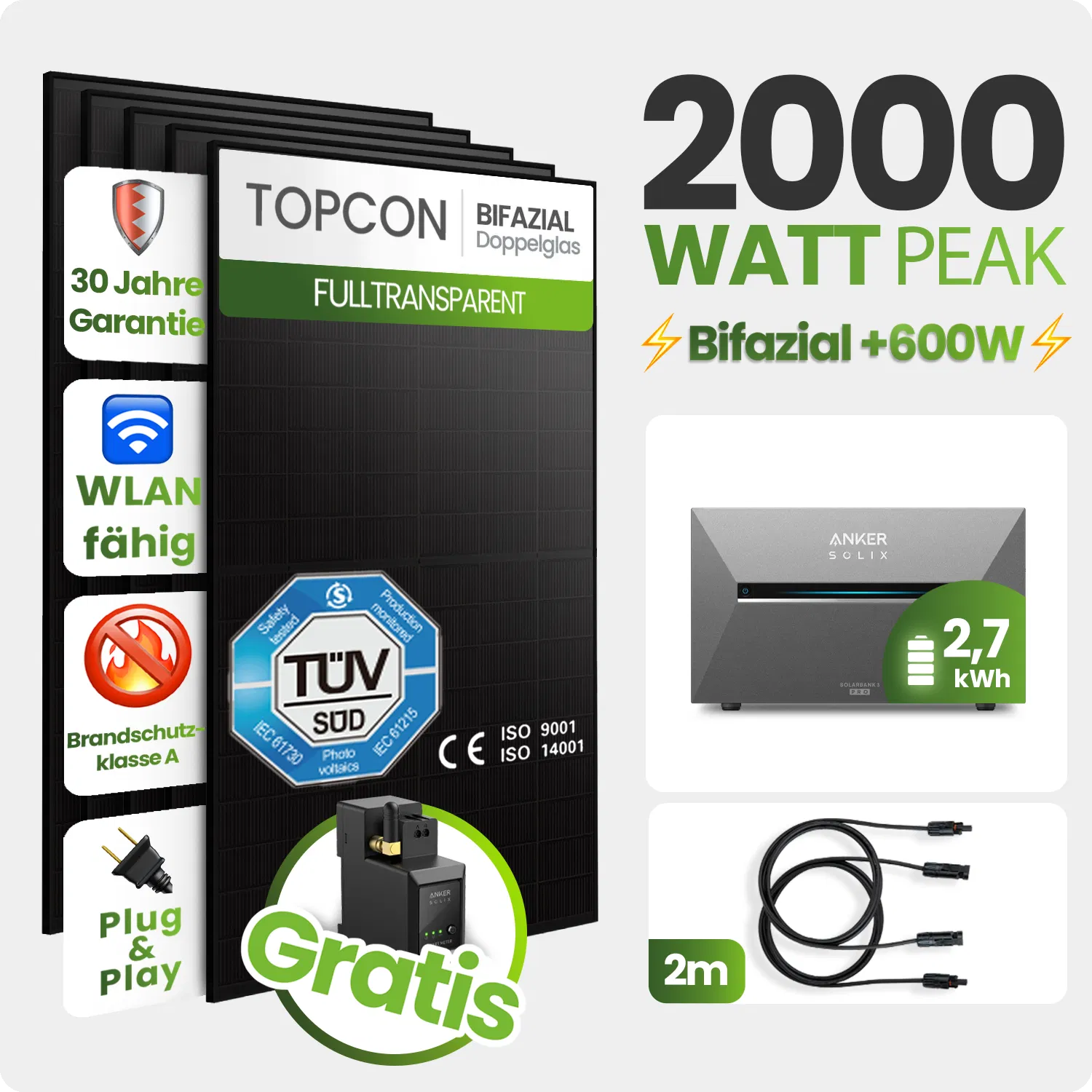 Tepto 2000W Balkonkraftwerk MaxPower mit 2,68 kWh Speicher Anker 3 Tepto 2000W Balkonkraftwerk MaxPower mit 2,68 kWh Speicher Anker 3