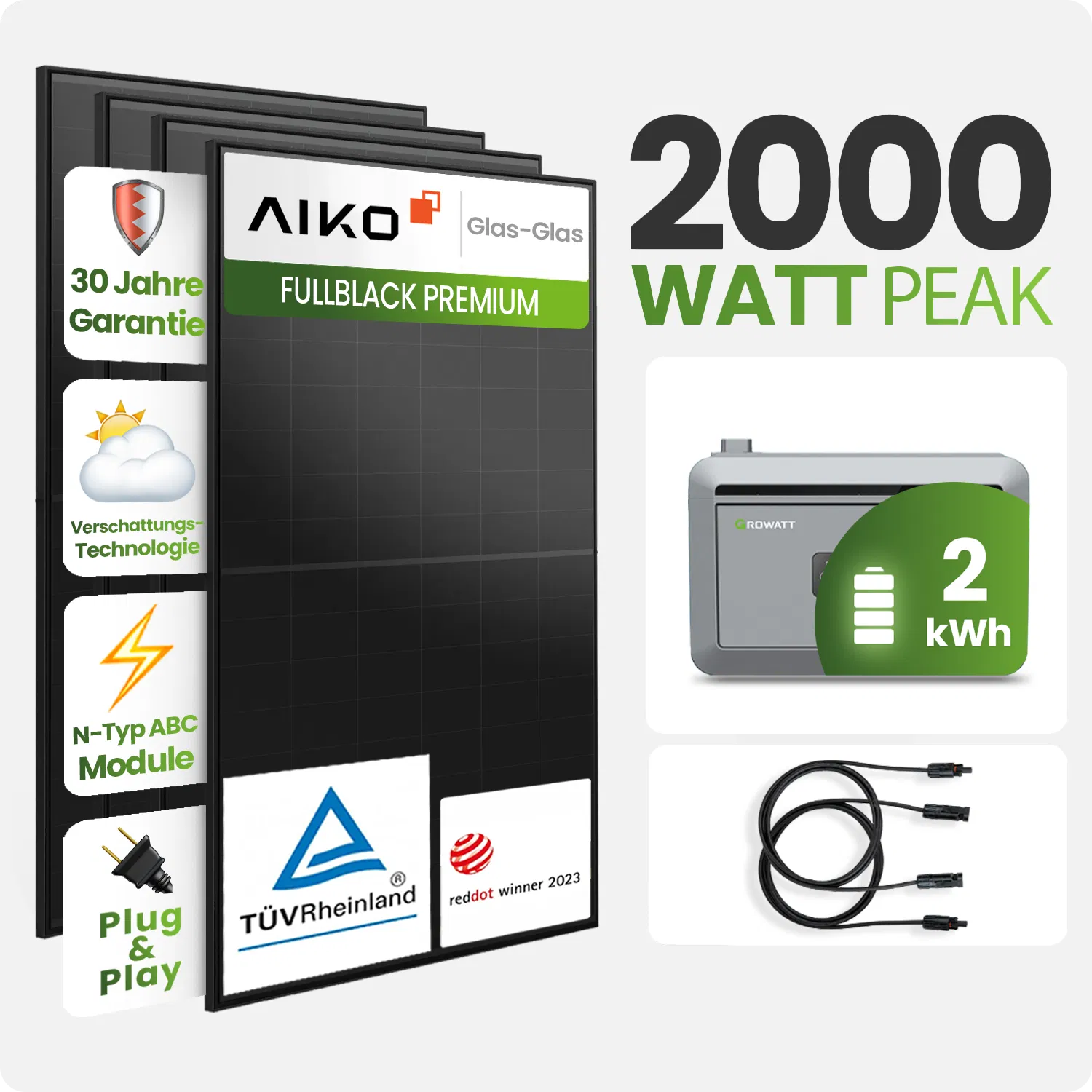 Tepto 2000W Balkonkraftwerk MaxPower mit 2 kWh Speicher Tepto 2000W Balkonkraftwerk MaxPower mit 2 kWh Speicher