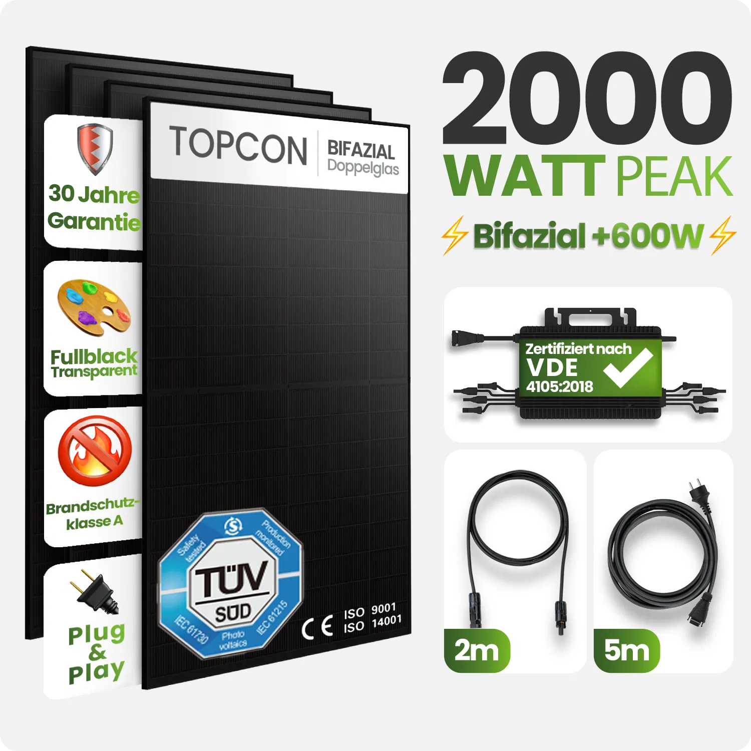 Tepto 2000W Balkonkraftwerk MaxPower Tepto 2000W Balkonkraftwerk MaxPower