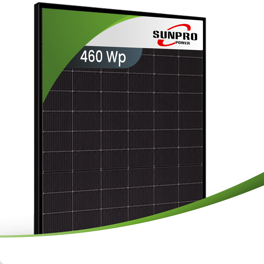 Sunpro 460Wp SPDG-N96R12 Glas-Glas Bifazial Fullblack