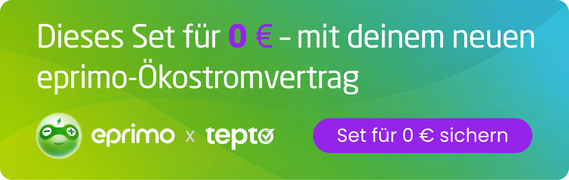 eprimo Ökostromvertrag abschließen und dieses Set für 0 Euro erhalten