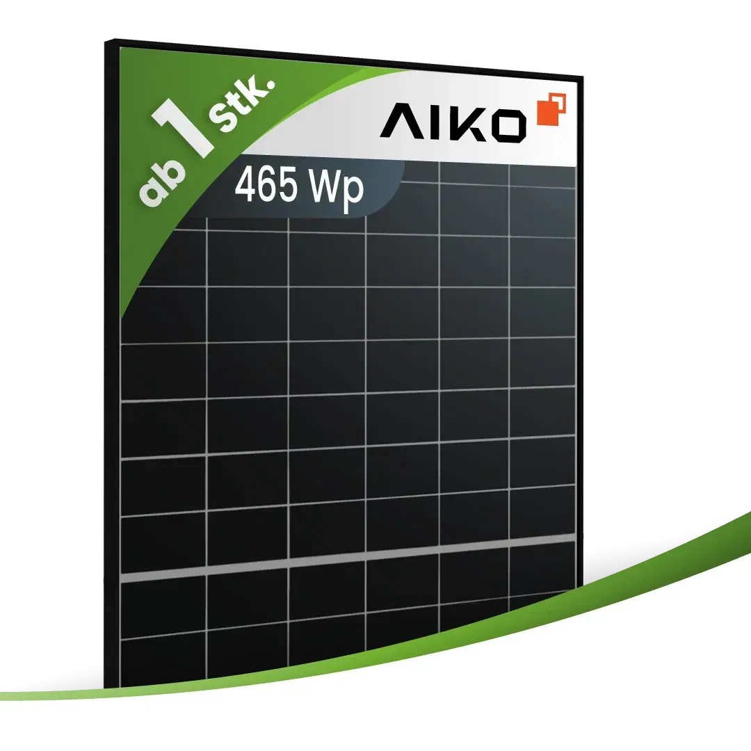 Aiko 465Wp A-MAH54Mw Einzelglas Black Frame Aiko 465Wp A-MAH54Mw Einzelglas Black Frame