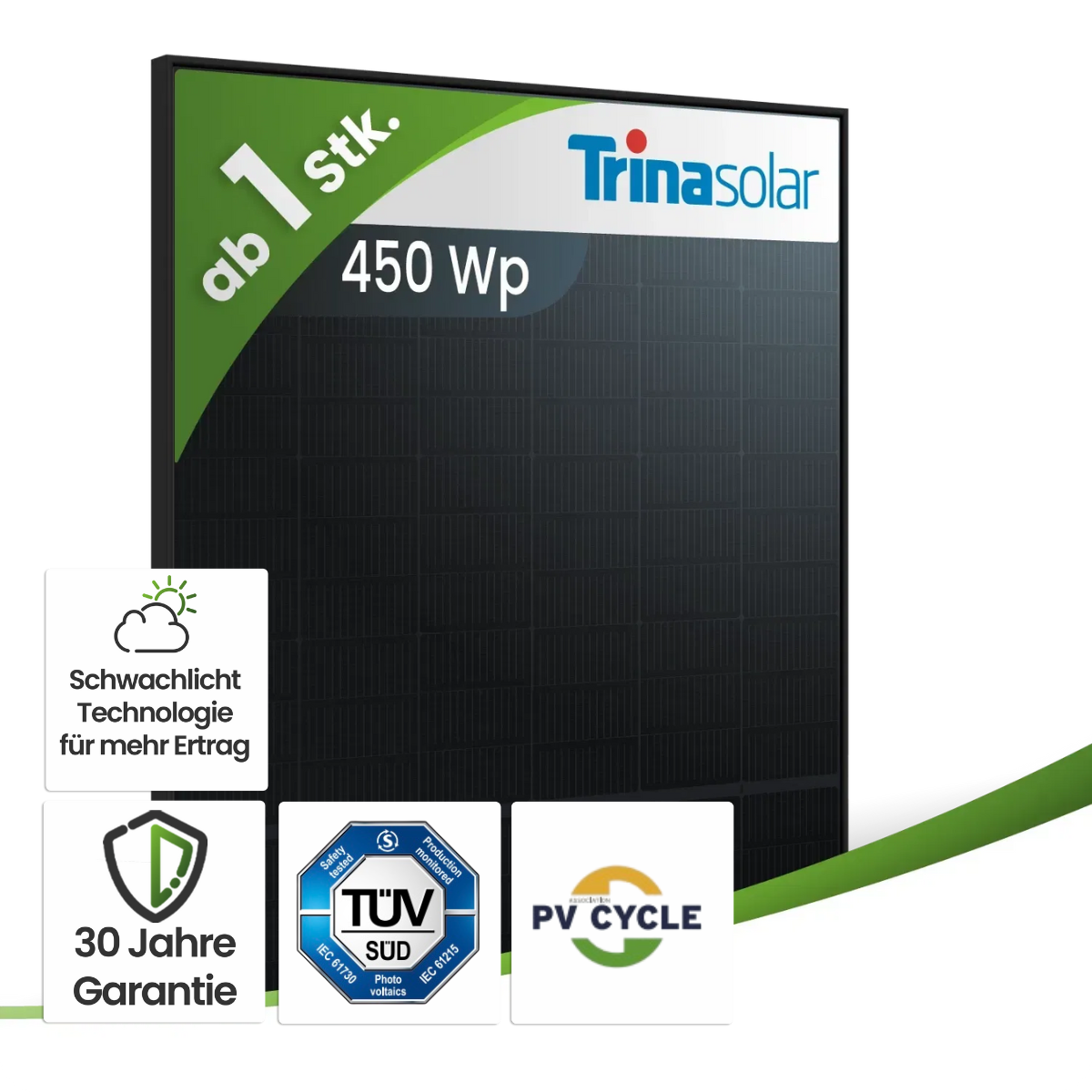 Trina Vertex S+ 450Wp NEG9R.25 Glas-Glas Fullblack Computerausrüstung, Elektronik, Hardware, Überwachen, Bildschirm