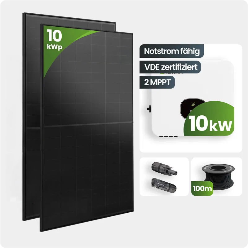 Solarmodul, Photovoltaik, 10 kWp, Monokristallin, Solarpanel