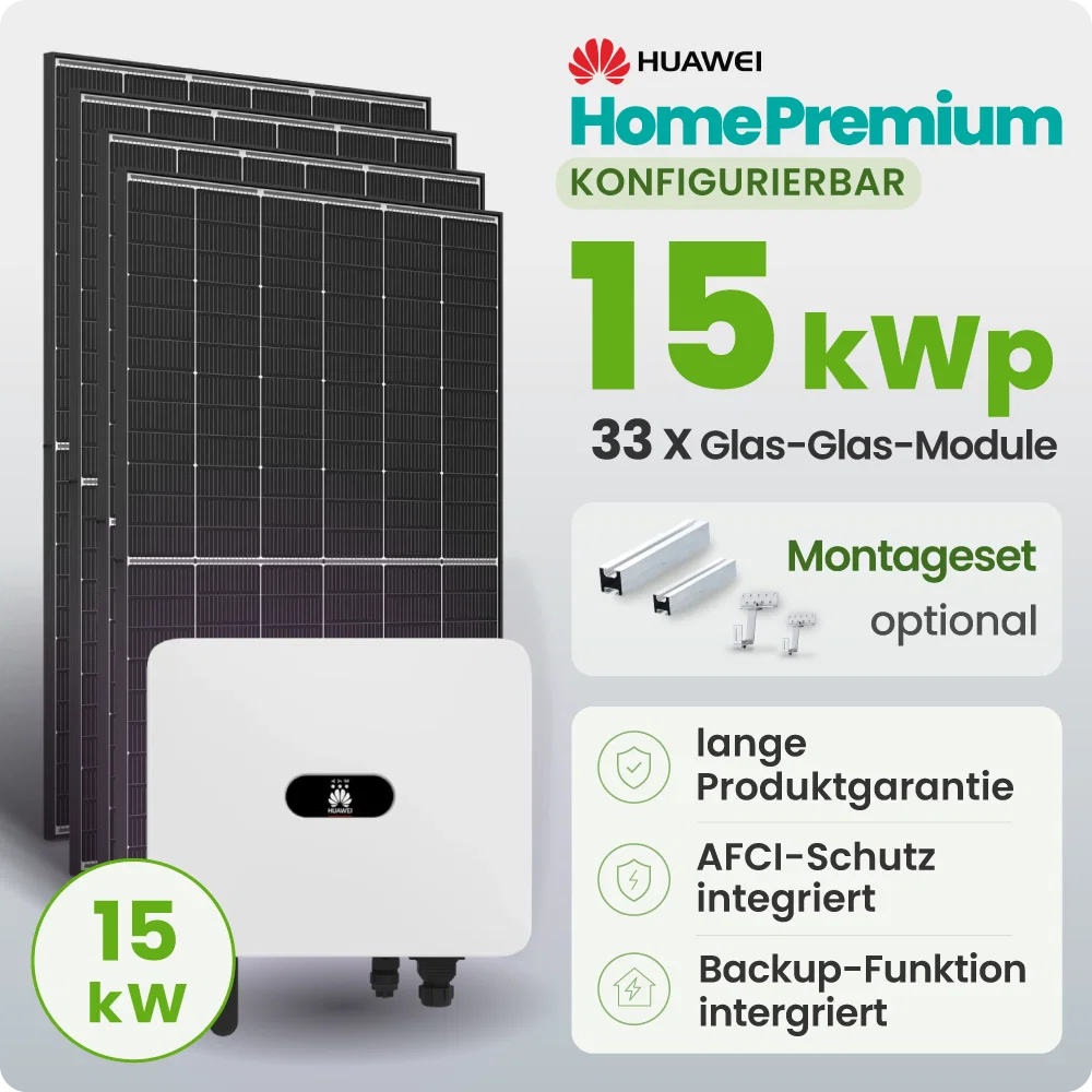 Tepto HomePremium 15 kWp Trina Huawei PV-Anlage Speicher erweiterbar