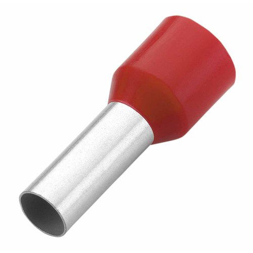 Aderendhülse Rot 10mm² x 22mm VE 100st. Aderendhülse Rot 10mm² x 22mm VE 100st.