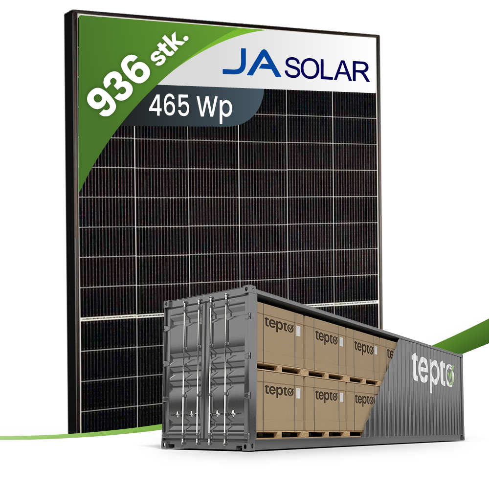 Solarmodul, 465 Wp, großformat, Photovoltaik, Container-Lieferung