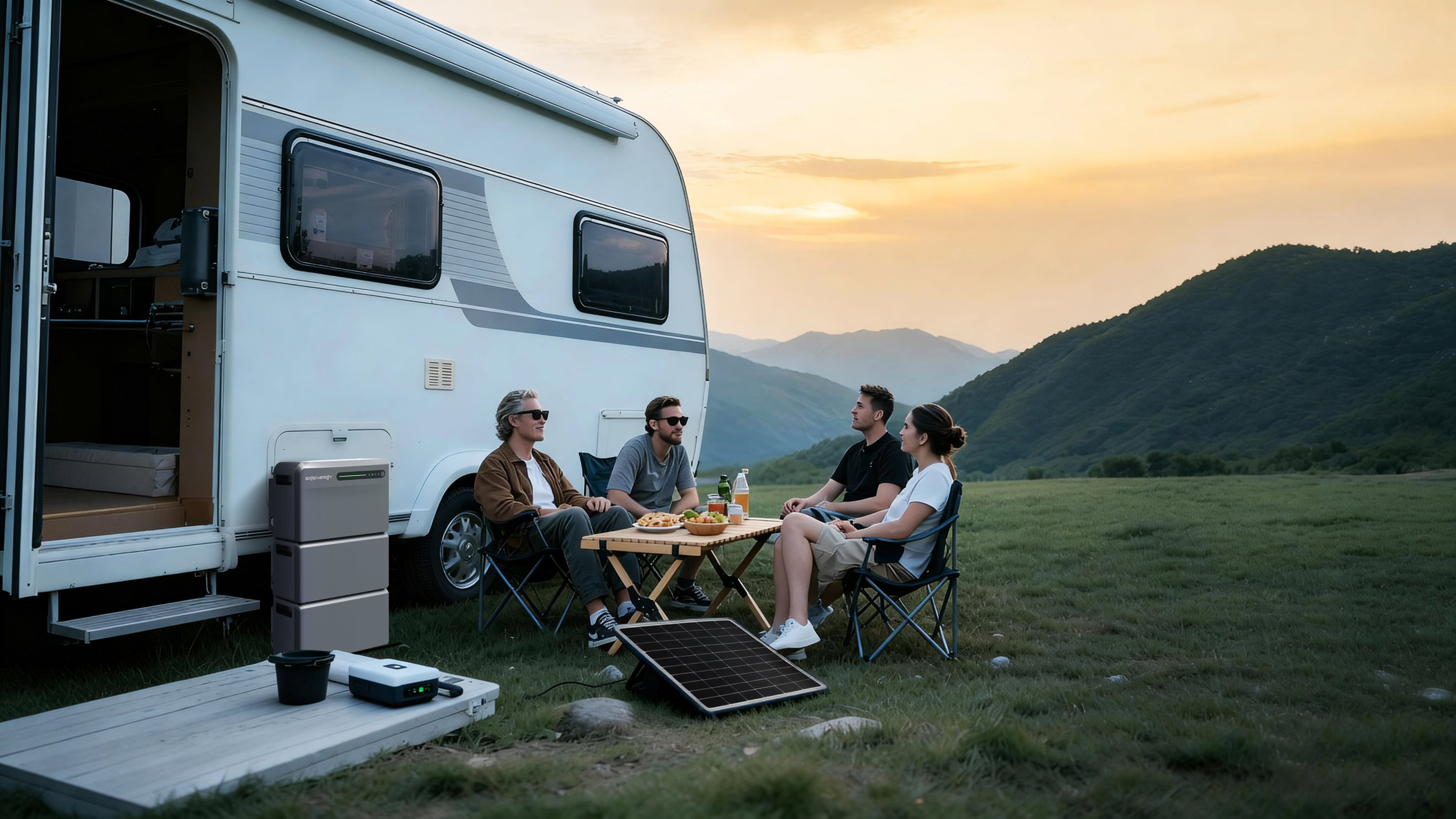 Wohnmobil, Camper, Camping, Ausrüstung, Solarpanel