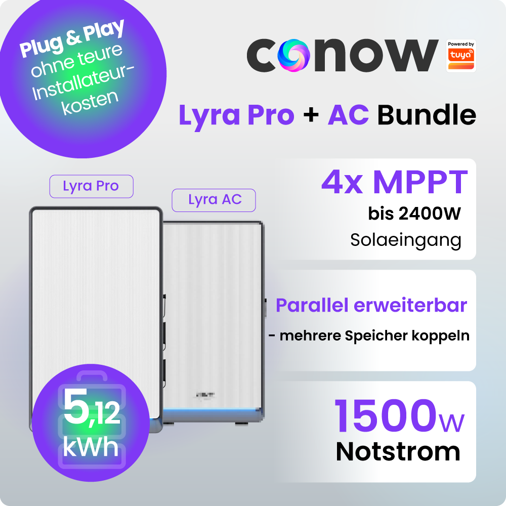 Solarpanel, Solarmodul, MPPT, 4x, Notstromversorgung
