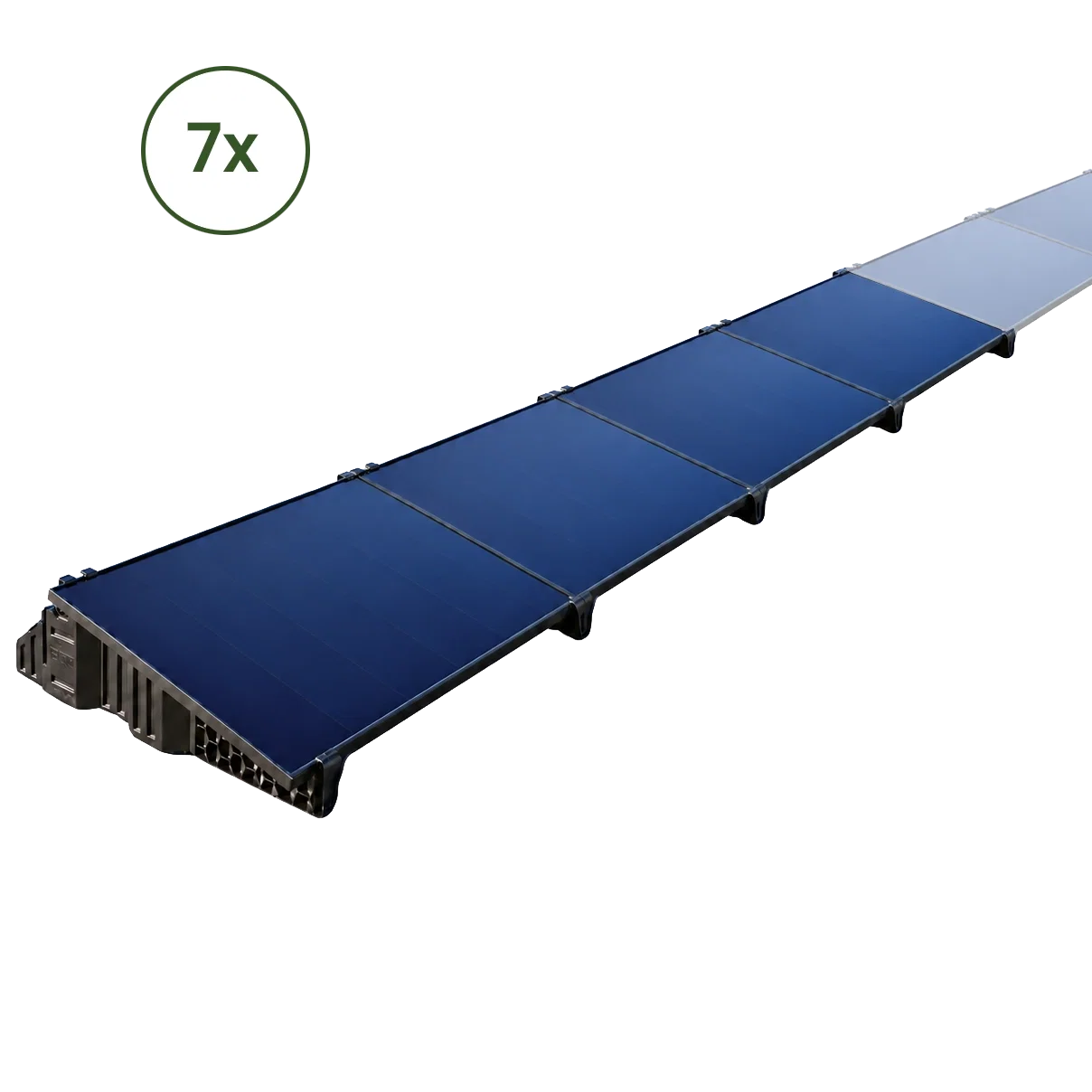 HUBER Solarfix Montageset für 7 Module in einer Reihe Süd