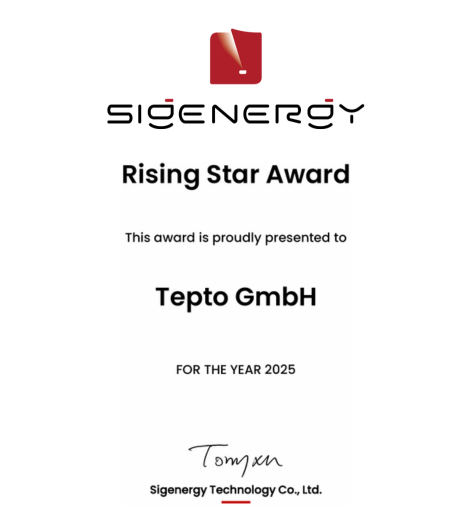 Sigenergy Auszeichnung 2025