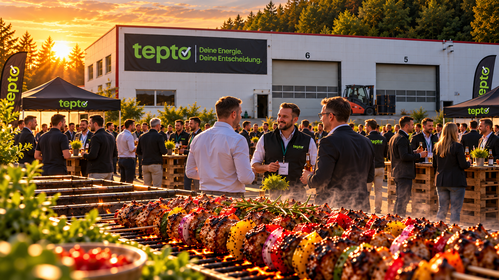 tepto Partner beim Schaschlik Connect Day in Marienheide
