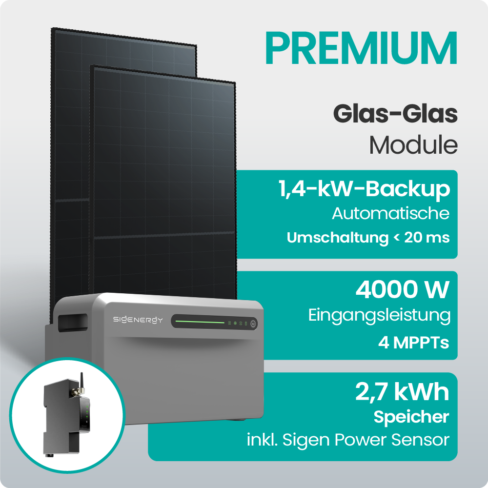 Solaranlage, Solar-Module, Photovoltaik, Wechselrichter, Speicher