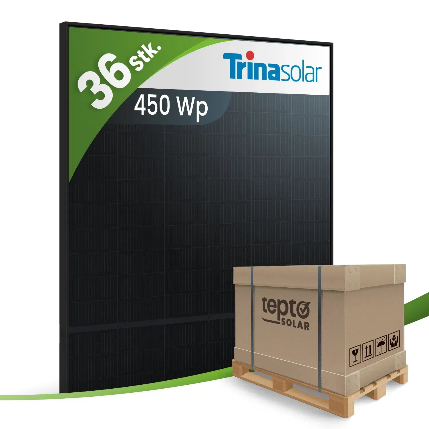 Trina Vertex S+ 450Wp NEG9R.25 Glas-Glas Fullblack (Palette) Trina Vertex S+ 450Wp NEG9R.25 Glas-Glas Fullblack (Palette)