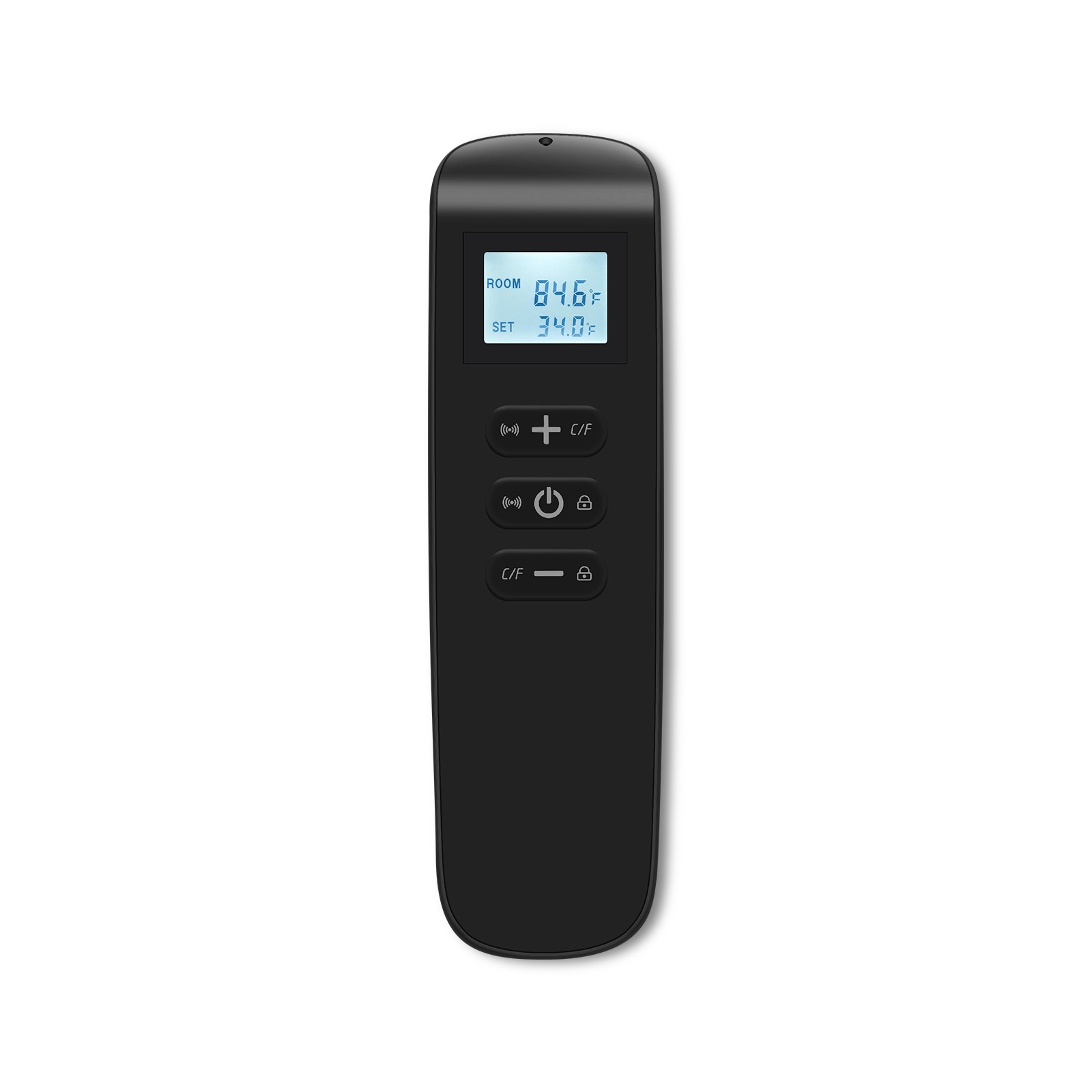 Fernbedienung, LCD-Display, Digitalsteuerung, Schwarz, Kühlgerät Fernbedienung