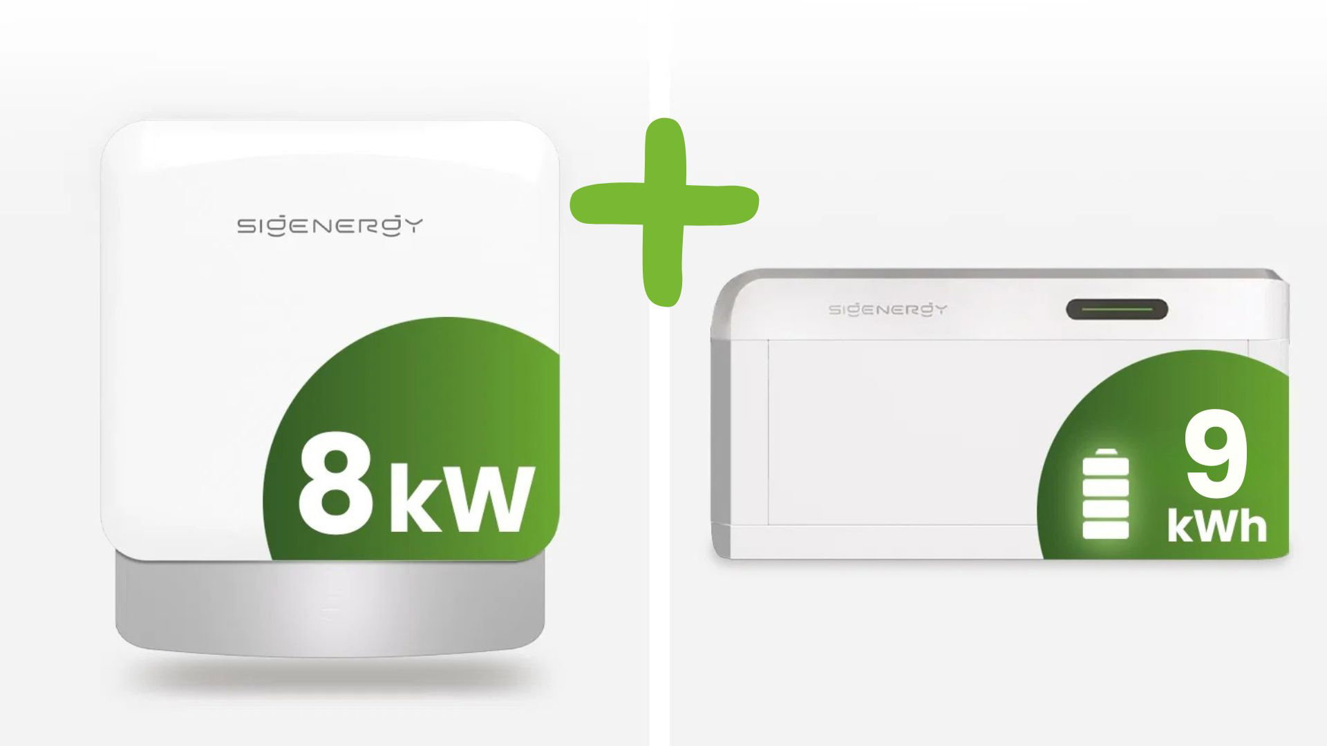 Sigenergy Wechselrichter 8 kW plus Speicher 9 kWh Set