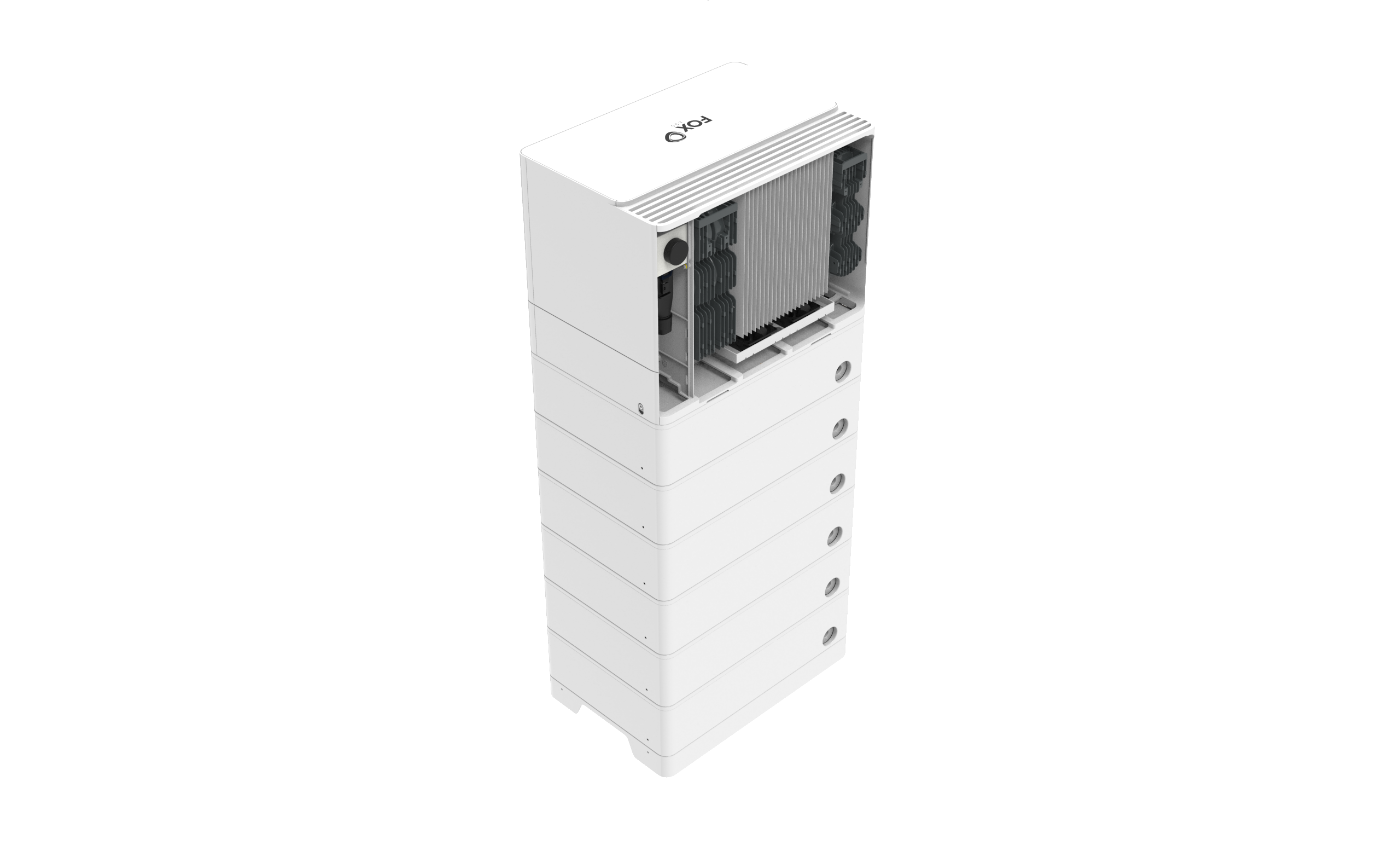 Server, Rack, Kühlkörper, Weiß, Stapel