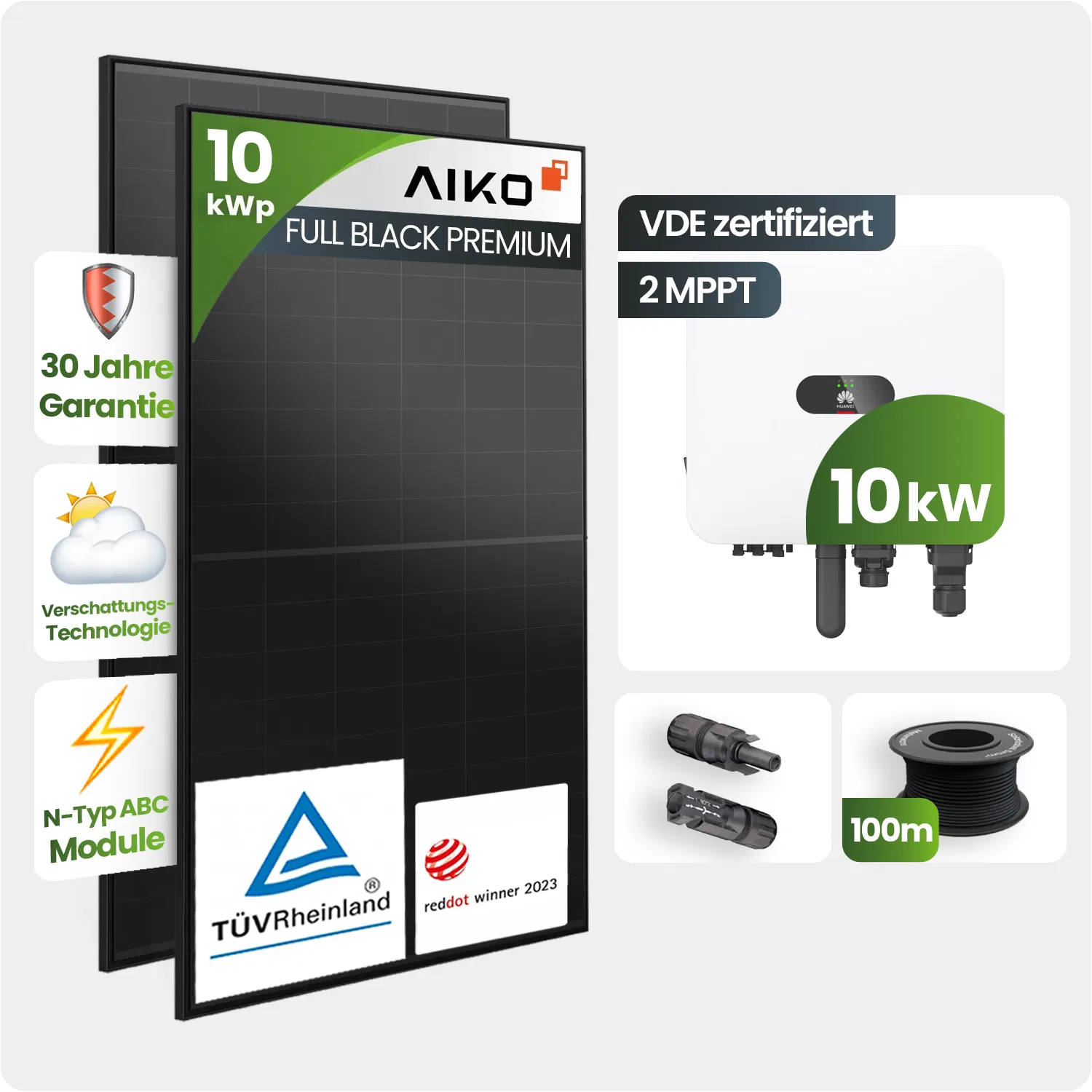 Tepto HomePremium 10 kWp FoxEss PV-Anlage Speicher erweiterbar