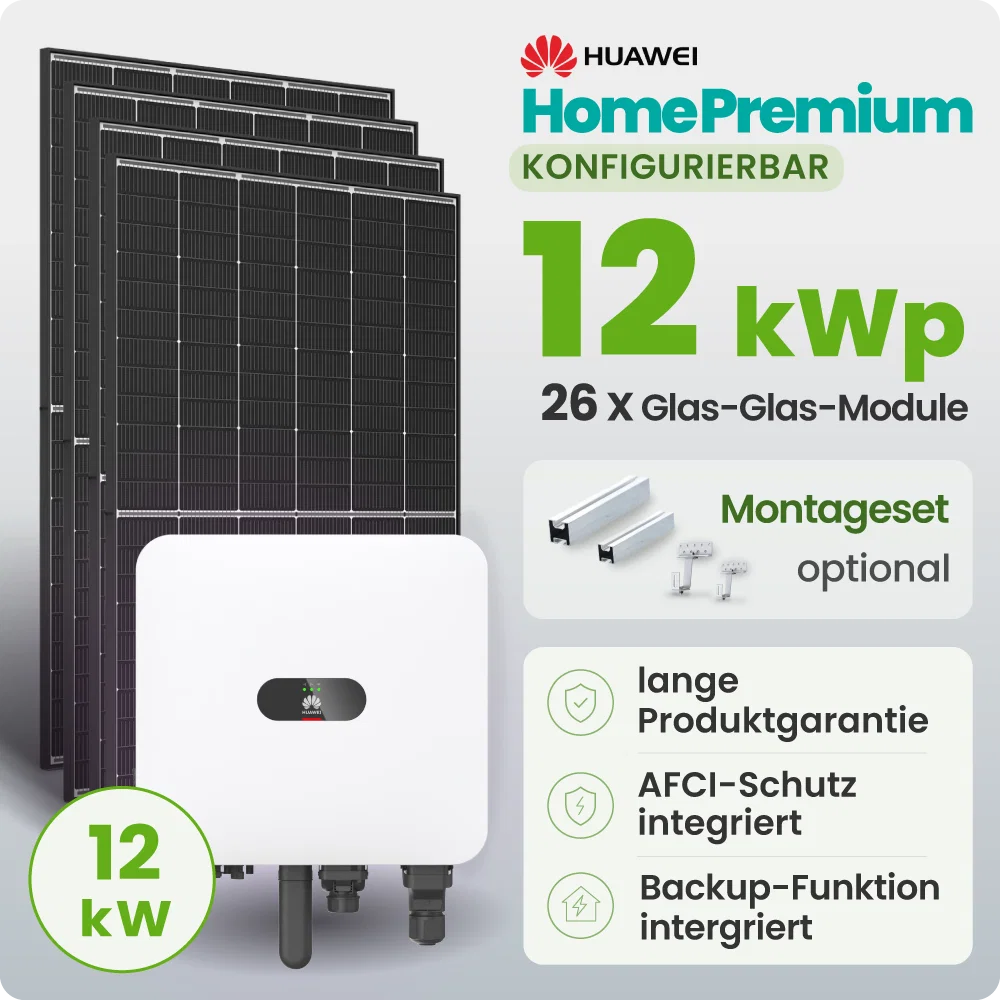 Tepto HomePremium 12 kWp Trina Huawei PV-Anlage Speicher erweiterbar