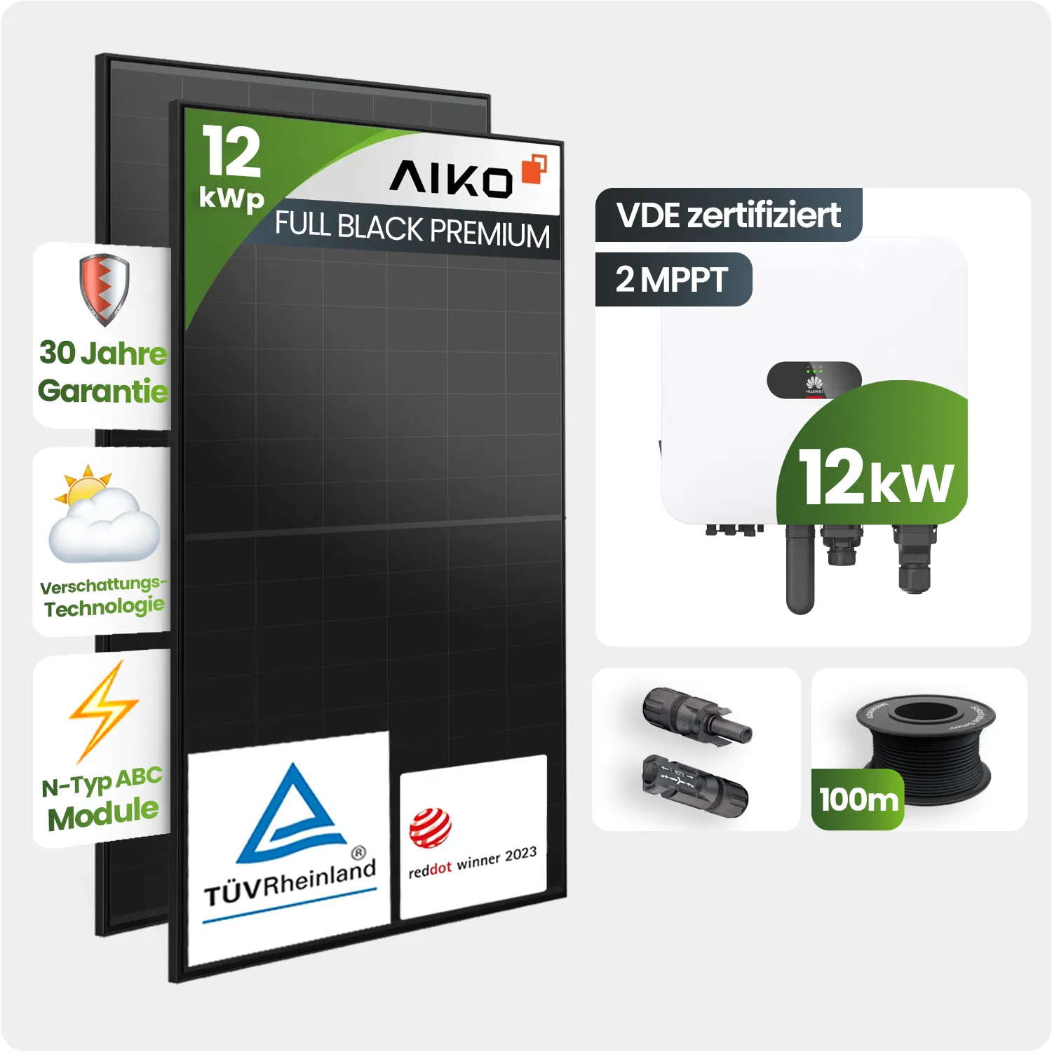 Tepto HomePremium 12 kWp Huawei PV-Anlage Speicher erweiterbar