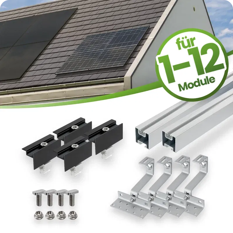 Montagematerial für +1 Modul