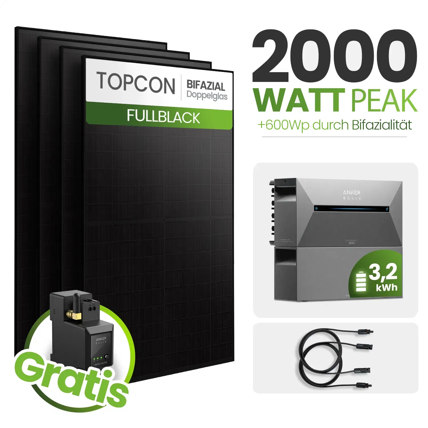 Tepto 2000W Balkonkraftwerk MaxPower mit 3,2 kWh Speicher Tepto 2000W Balkonkraftwerk MaxPower mit 3,2 kWh Speicher