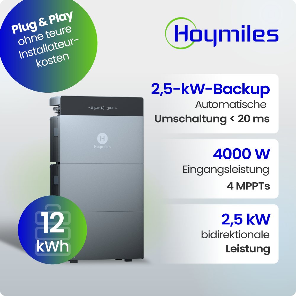 Hoymiles HiBatteryX Speicherpaket 12,06kWh