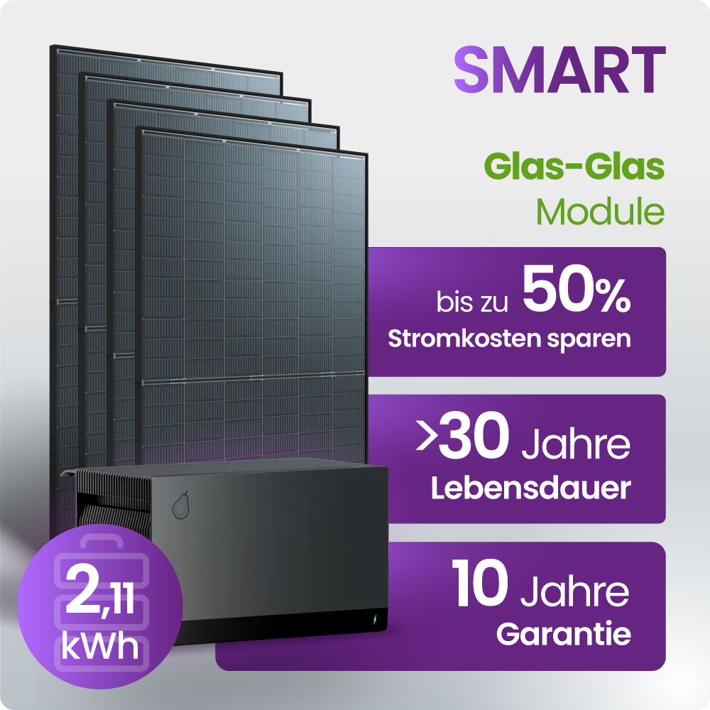 Solarmodule, Glas-Glas, PV-Modul, Solarpanel, Lebensdauer