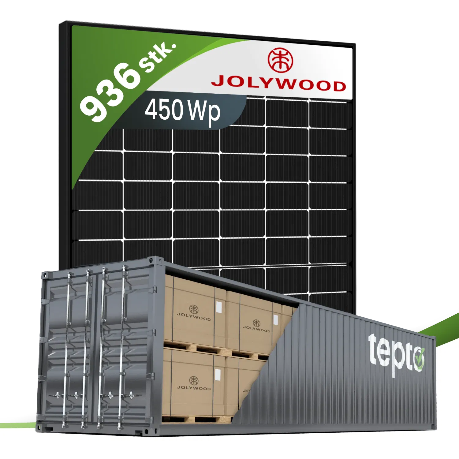 Jolywood Niwa JW-HD96N-R2/450 Wp N-Type TOPCon Glas-Glas Bifazial Fullblack (Container) Jolywood Niwa JW-HD96N-R2/450 Wp N-Type TOPCon Glas-Glas Bifazial Fullblack (Container)