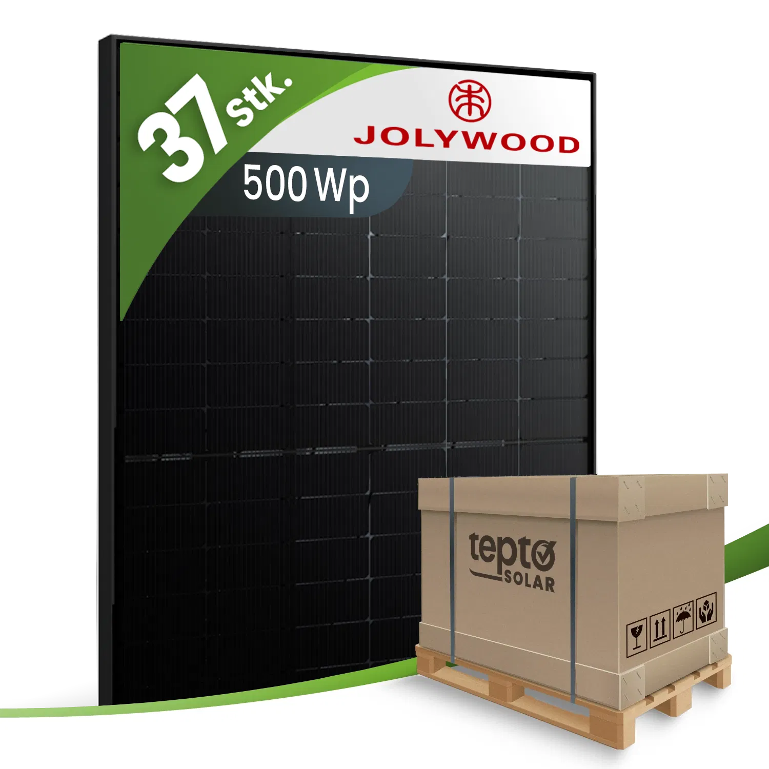 Jolywood Niwa JW-HD108N-R2/500Wp N-Type TOPCon Glas-Glas Bifazial Fullblack (Palette) Jolywood Niwa JW-HD108N-R2/500Wp N-Type TOPCon Glas-Glas Bifazial Fullblack (Palette)
