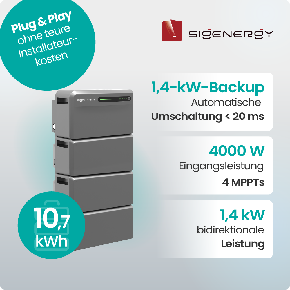 Sigenergy SigenMate Speicherpaket 10,75kWh