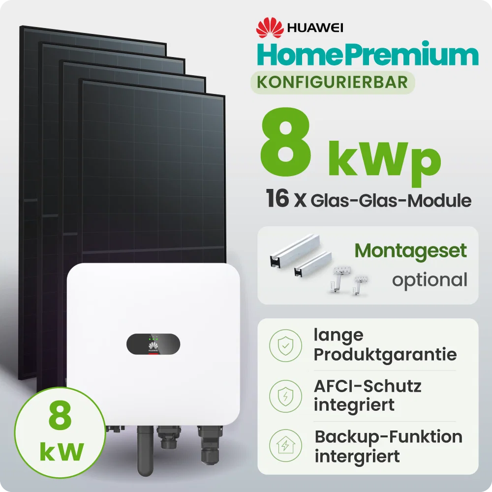 Tepto HomePremium 8 kWp Huawei PV-Anlage Speicher erweiterbar
