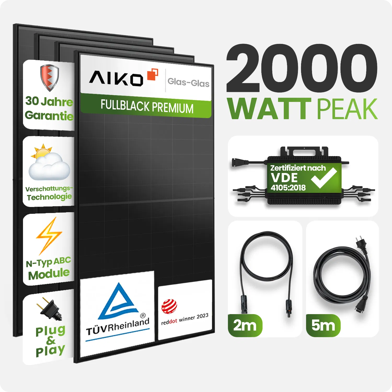 Tepto 2000W Balkonkraftwerk MaxPower Tepto 2000W Balkonkraftwerk MaxPower