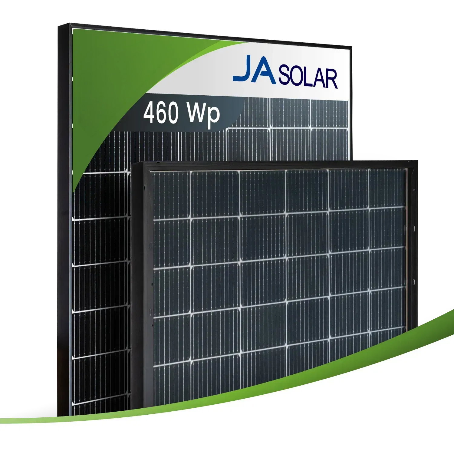 JA Solar JAM54D40-LB/460Wp Bifazial Glas-Glas Black Frame