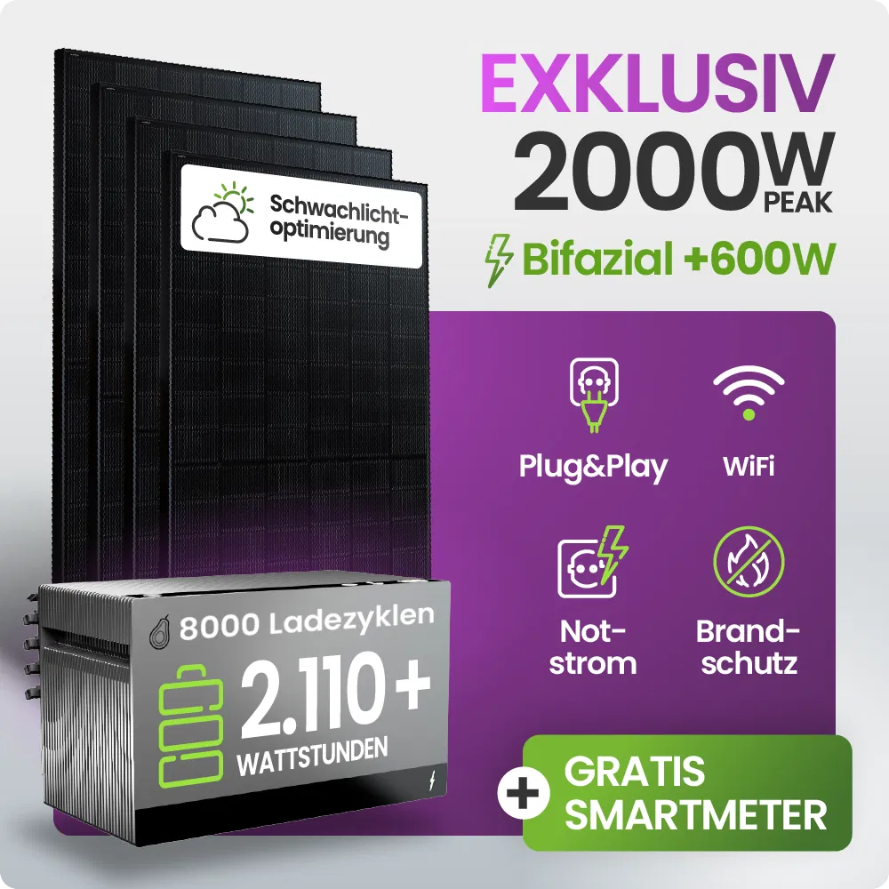 Tepto Exklusiv 4 Balkonkraftwerk mit FoxEss Avocado 22 Pro Tepto Exklusiv 4 Balkonkraftwerk mit FoxEss Avocado 22 Pro