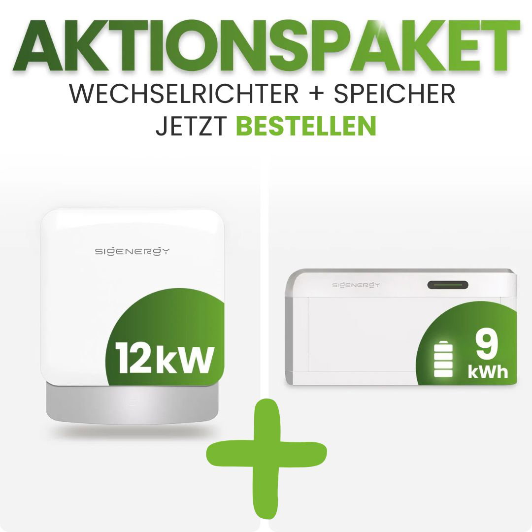 Solaranlage, Speicher, 12kW, 9kWh, Wechselrichter