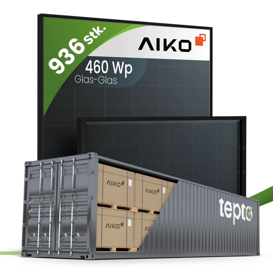 Aiko 460Wp A-MAH54Db N-Type ABC Neostar 2S+ Gen. 2 Glas-Glas Fullblack (Container) Aiko 460Wp A-MAH54Db N-Type ABC Neostar 2S+ Gen. 2 Glas-Glas Fullblack (Container)