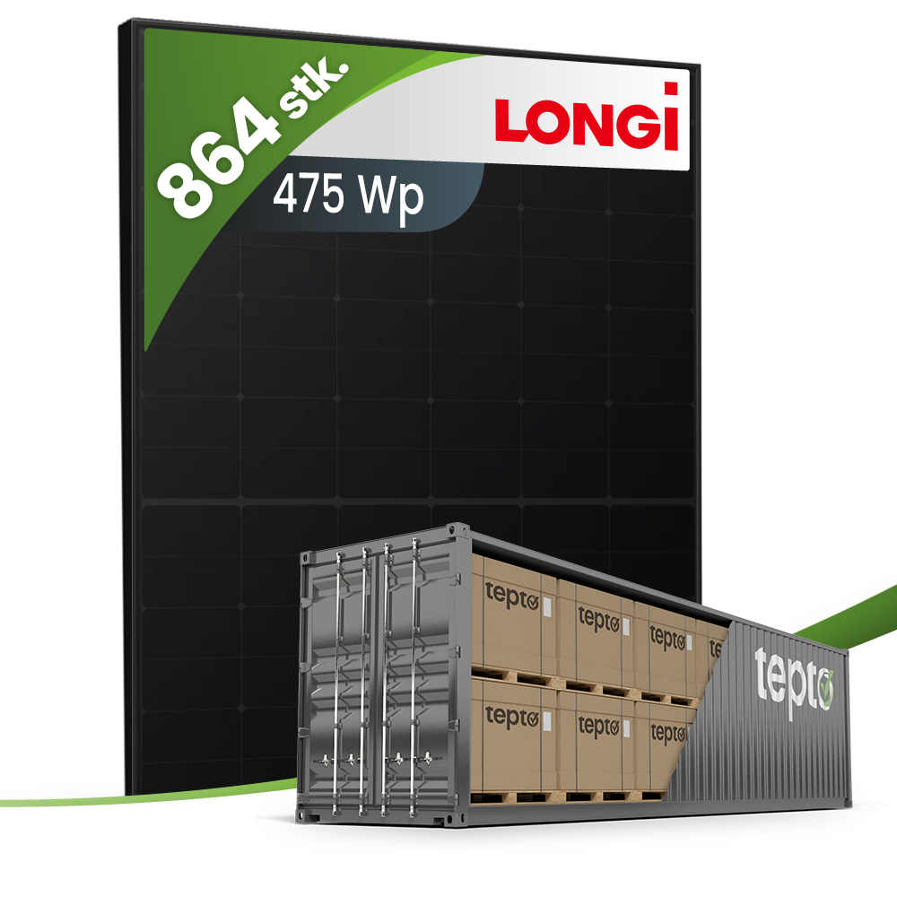 Solarmodul, 470 Wp, Panel, Großes Panel, Transportcontainer